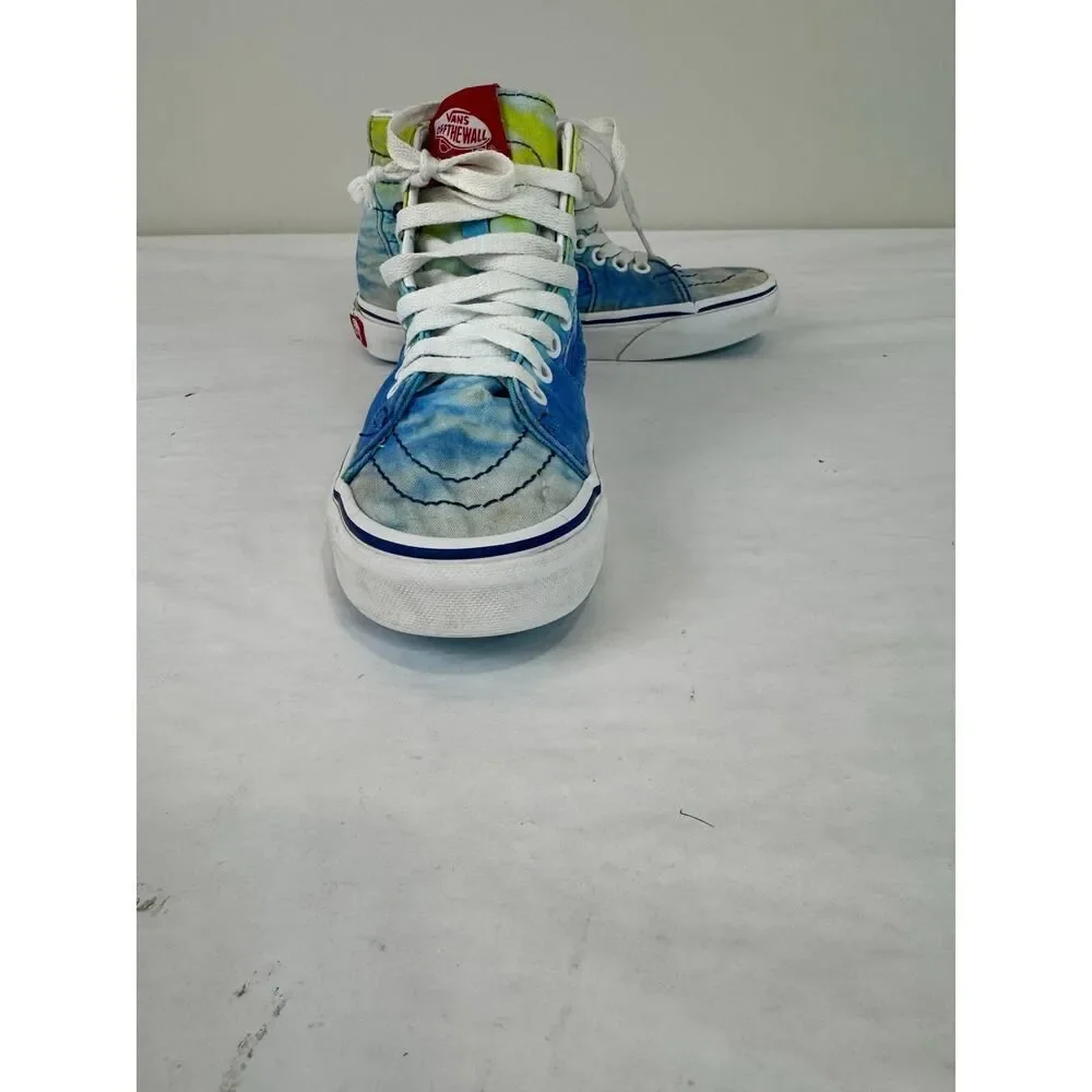 Spongebob SquarePants Sk8 Hi Vans Sneakers Hi-tops Skateboard Kids Size 3.5 Men